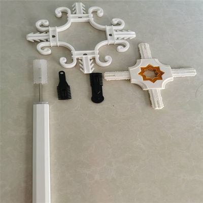 Hot Sale new 7*16 georgian aluminum spacer bar with flower cross connector and end  for double glazing installer