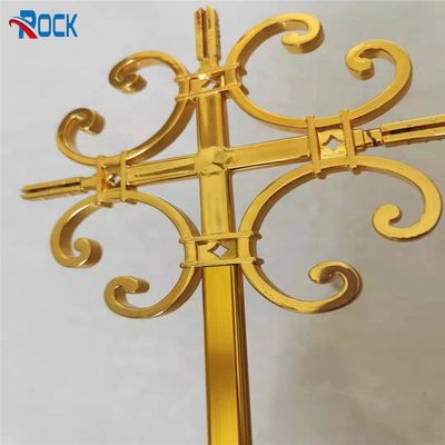 2021 new golden aluminum decorative window security bars for double glazed tempered glass windows and door  accessory