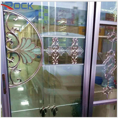 New design long size ornate double glazing ornamental 7*15 electroplate ALUMINUM  georgian bar