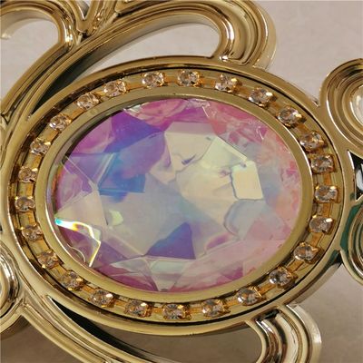 high quality 7*15 with colorful mirror and diamond Georgian bar connector for upvc door accessories