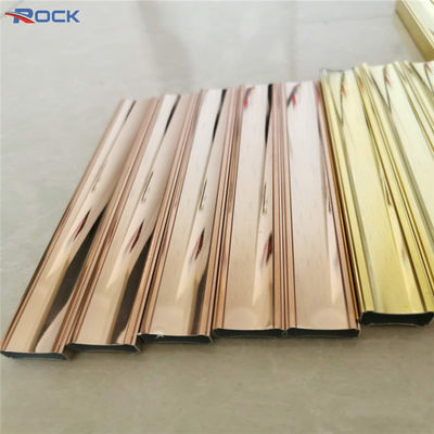 2021 new hot design 8*18  shine gold uv electroplate indoor decoration for double glass window