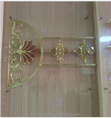 New design georgian astragal bar flower for double glaze glass sliding door windows accessories