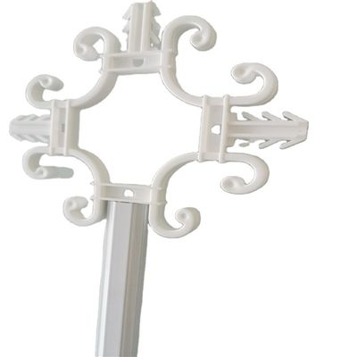 ROCK 8*18 white plastic georgian bar  flower hardware accessories for turkish double glazed door glass