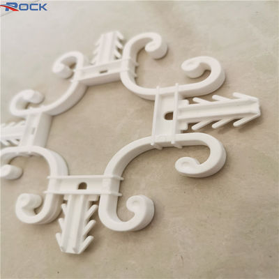 ROCK 8*18 white plastic georgian bar  flower hardware accessories for turkish double glazed door glass