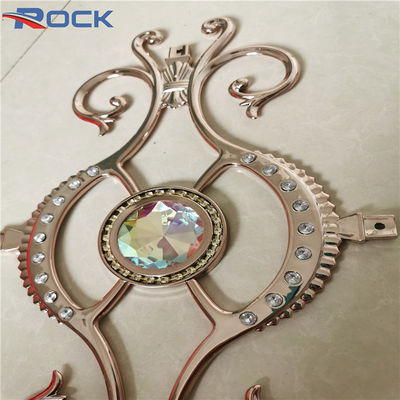 jewelry 7*15 gold aluminum spacer bar jewelry  flowers glasses accessories