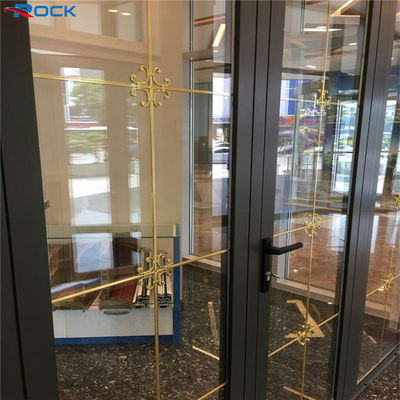 ROCK Customized  Colored Anodized Finish Spacers aluminum anodized spacer Aluminum glass door accesories