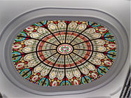 Church Victorian Stained Glass Skylight Panel Decoration Style Skylight Glass