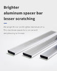 4 mm unbendable aluminum spacer bar for glass sliding door accessories