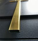 Glass Fittings Astragal Glazing Bars Golden Aluminum 5*8 Oxidiation