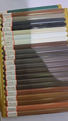 Colorful Aluminum Georgian Bar For Insulating Glass Decoration 8*18mm