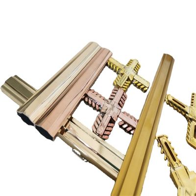 Full range of color 8*18 golden with anodize surface profile aluminum for hardware for doors and aluminum windows