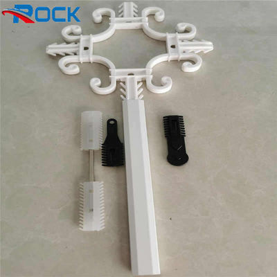 1607 white color decoration profile for double glazed window inserts