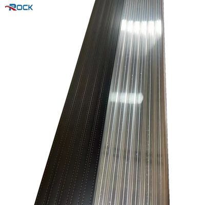 2024 New Black High-Frequency Welding Aluminum Spacer Bar For Glass Aluminum Garage Door