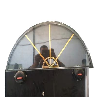 Arched Gold Windows Colonial Bars In Double Glazing Decorative Hardware