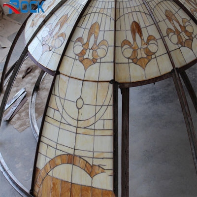 Tiffany Architectural Stained Glass Dome Large Skylight Style