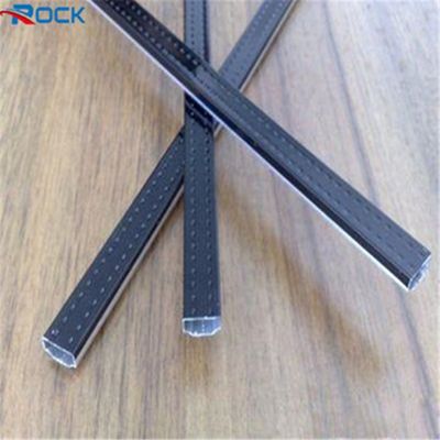 2024 New Black High-Frequency Welding Aluminum Spacer Bar For Glass Aluminum Garage Door