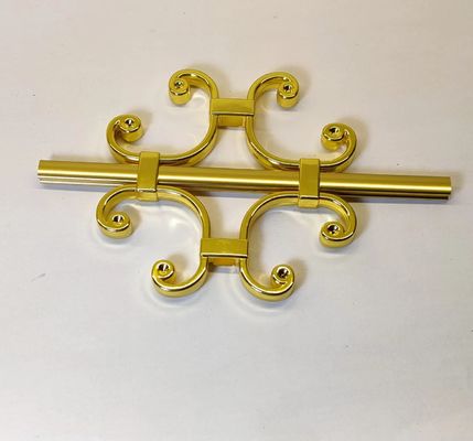  Contemporary Style Gold Color Electroplated Products Decorative Flowers For Doors & Windows