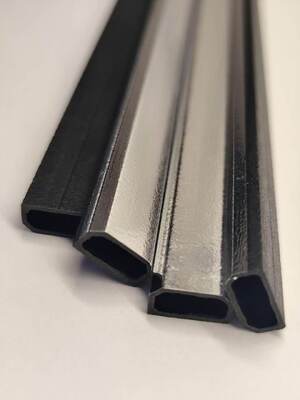 Hybrid Fiberglass Warm Edge Spacer Bar, Metal Laminate Hollow Profile, for Insulating Glass Units